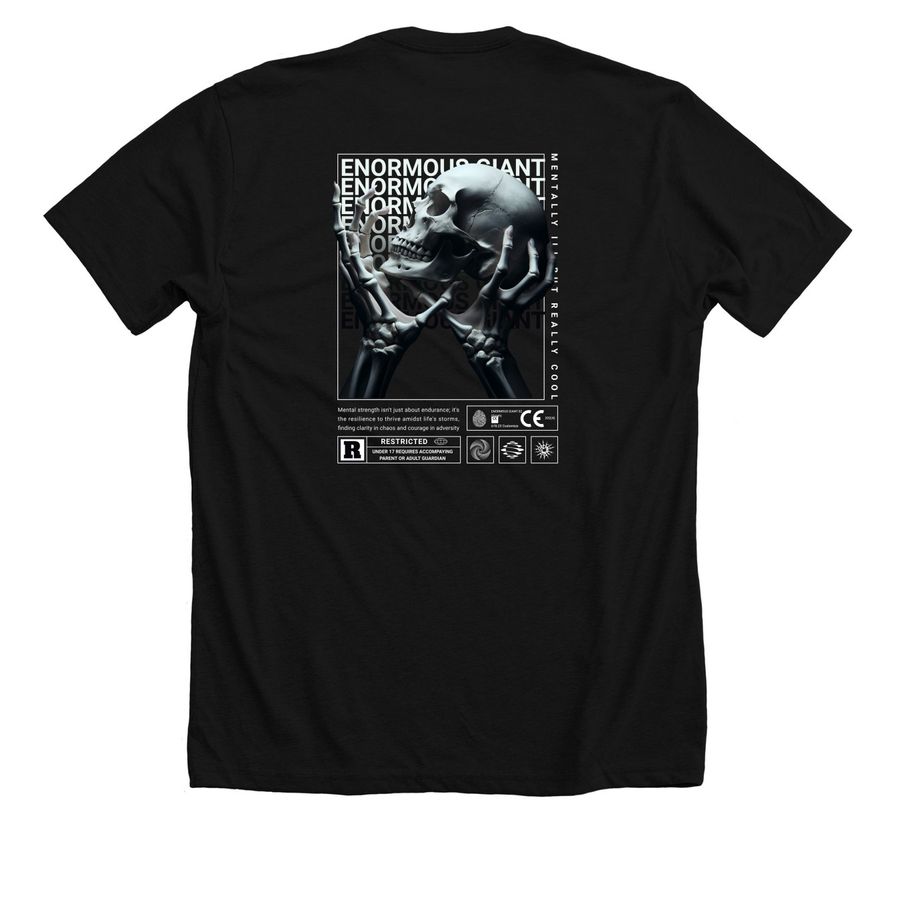 Enormous Giant: Mentality, a Solid Black Blend Premium Unisex Tee