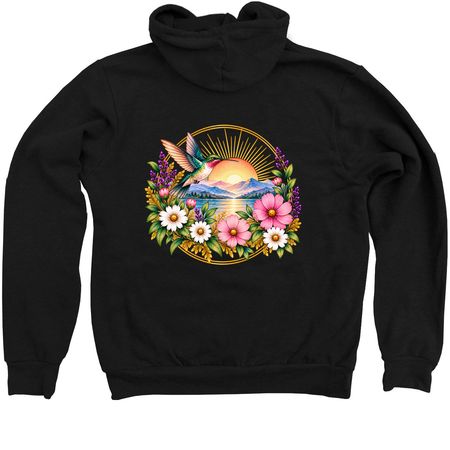 But God, Support Ashley's Hope, a Black Zip Up Hoodie