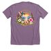 But God, Support Ashley's Hope, a Heather Purple Premium Unisex Tee (back-view)