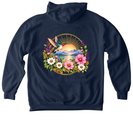 But God, Support Ashley's Hope, a True Navy Comfort Colors Pullover Hoodie
