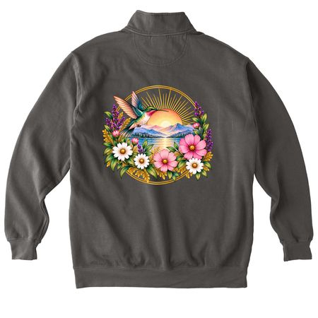 But God, Support Ashley's Hope, a Pepper Comfort Colors Quarter Zip Pullover