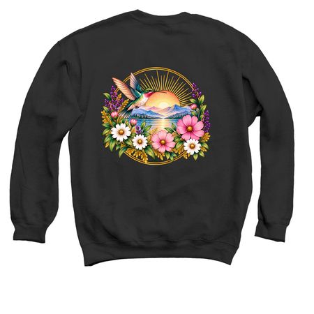 But God, Support Ashley's Hope, a Black Crewneck Sweatshirt