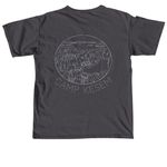 Kesem Campsite Merch 2026, a Graphite Comfort Colors Unisex Tee (back-view)