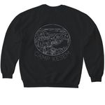 Kesem Campsite Merch 2026, a Black Softstyle Crewneck Sweatshirt (back-view)