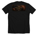 Series No. 004 ? We the People, a Solid Black Blend Premium Unisex Tee (back-view)