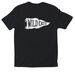 Wildcat Pennant, a Black Softstyle Cotton Tee