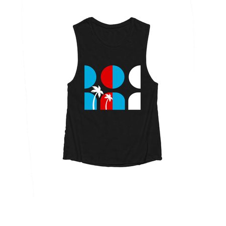 Kona Indivisible Tank Tops, a Black Women's Muscle Tank