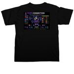 Rare Connection Podcast-Wear the Connection, a Black Comfort Colors Unisex Tee (back-view)