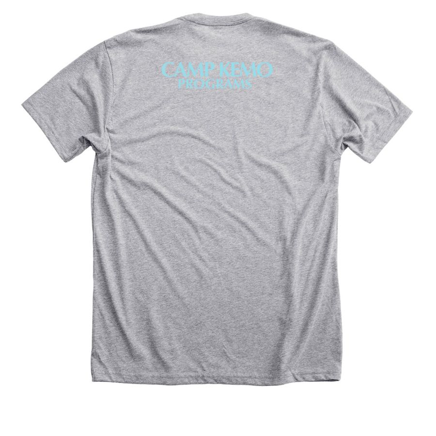 BRING OUT THE SUN, a Athletic Heather Premium Unisex Tee (back-view)