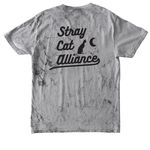 Stray Cat Alliance - Rescued, a Smoke Comfort Colors Colorblast Tee (back-view)