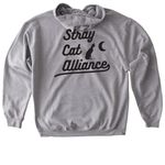 Stray Cat Alliance - Rescued, a Sport Grey Gildan Softstyle Pullover Hoodie (back-view)