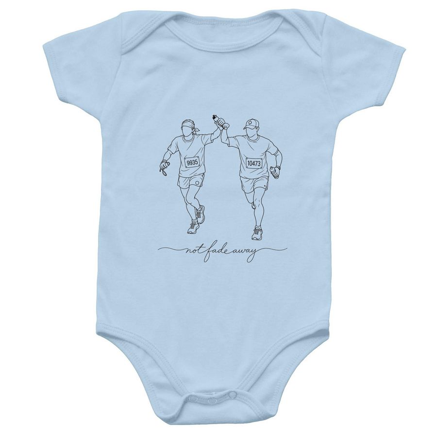 ZJ5K 2026 Onesie, a Light Blue Infant Onesie