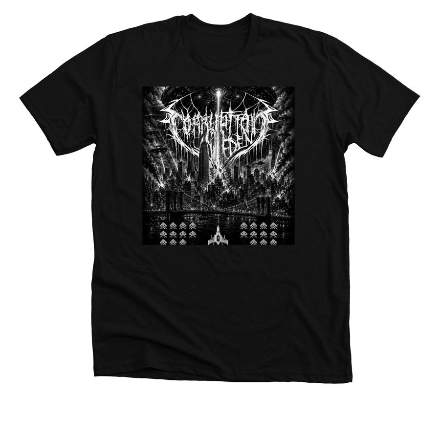 Space, a Solid Black Blend Premium Unisex Tee