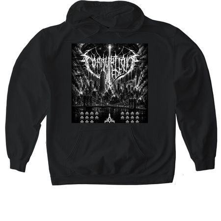 Space, a Black Gildan Softstyle Pullover Hoodie