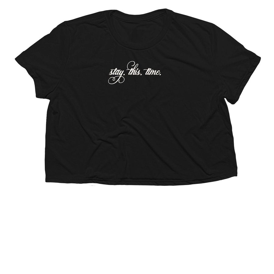 stay cropped tee, a Black Women?s Flowy Cropped Tee