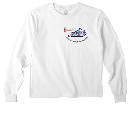 Classic White Collection, a White Youth Heavyweight Long Sleeve Tee