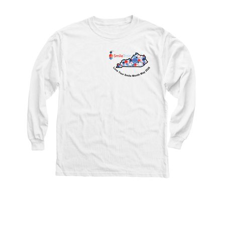 Classic White Collection, a White Youth Long Sleeve Tee