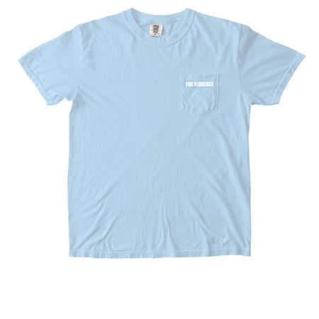 Minimalistic FBCF Students shirt&nbsp;, a Chambray Comfort Colors Pocket Tee