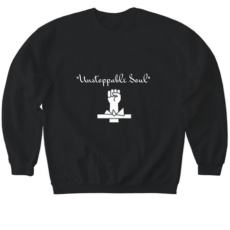 Noble Hearts, Stronger Nation&nbsp;, a Black Softstyle Crewneck Sweatshirt