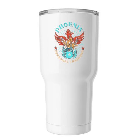 Phoenix Personal Training, a White Insulated Tumbler