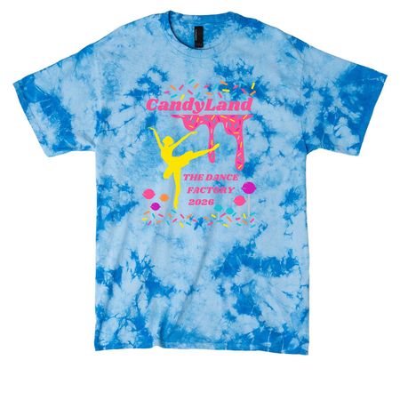 The Dance Factory Showcase 2026, a Sky Blue Crystal Tie Dye Tee
