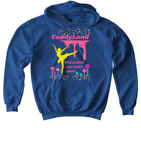 The Dance Factory Showcase 2026, a Royal Softstyle Youth Pullover Hoodie