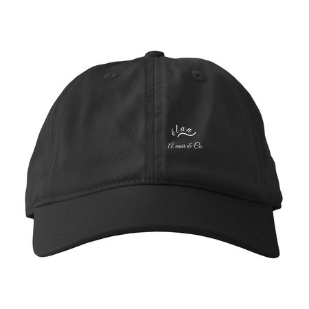 ? venir & Co. ?lan Edition, a Black Printed Eco Baseball Cap