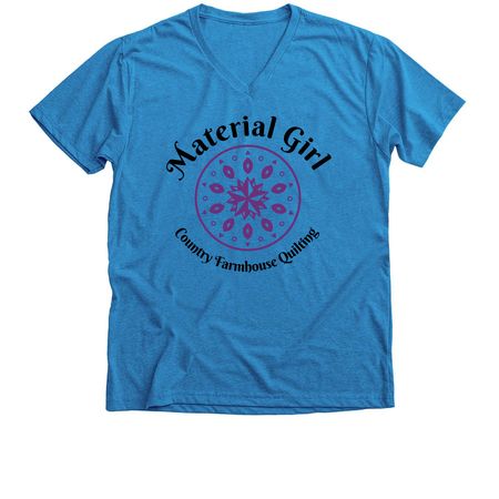Marnae's CFQ, a Turquoise V-Neck Unisex Tee