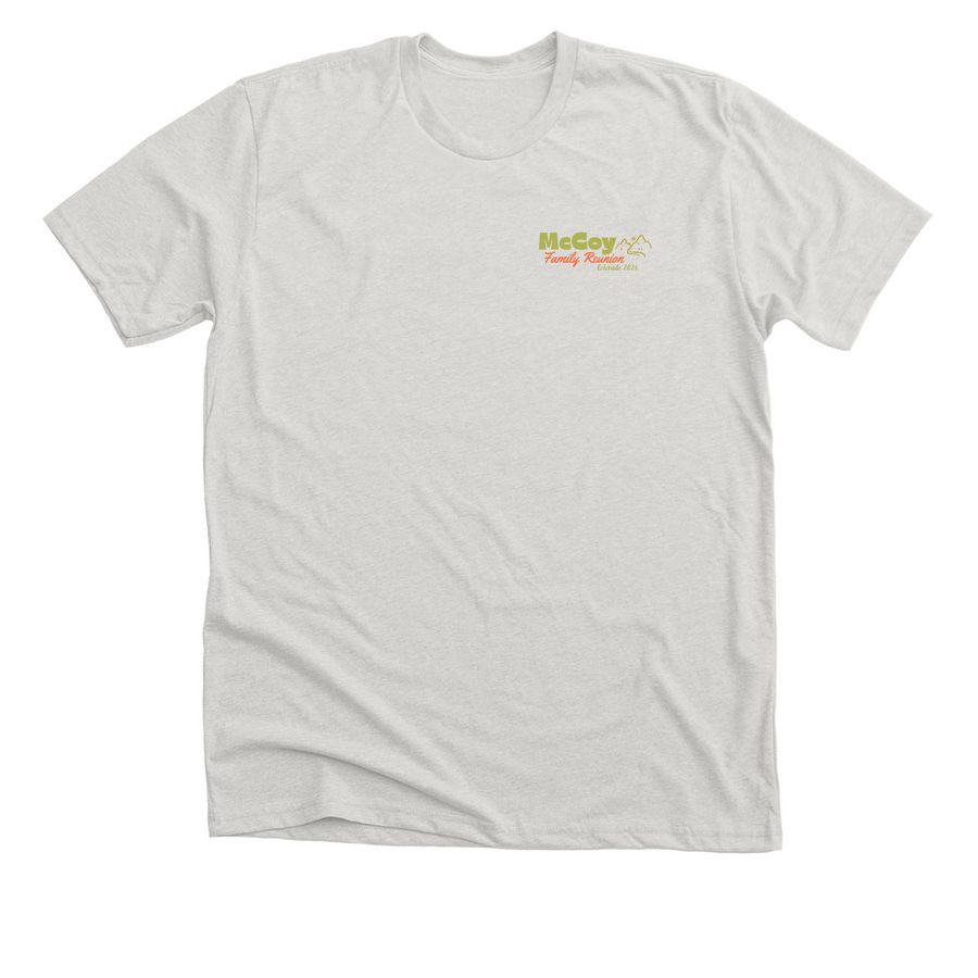 Frank's Breakfast, a Heather Cement Premium Unisex Tee