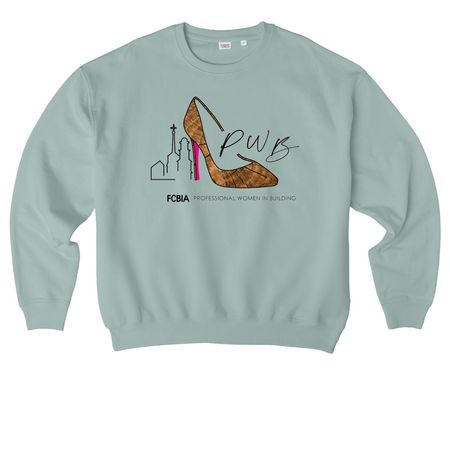 PWB Week 2026 Lumber Logo Tee, a Aloe Stanley/Stella Ledger Dry Crewneck Sweatshirt