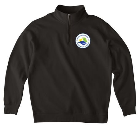 Cold Weather Items, a Black Midweight Quarter Zip Pullover