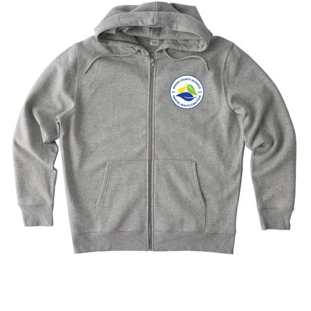 Cold Weather Items, a Heather Grey Stanley/Stella Unisex Cultivator 2.0 Zip Up Pullover Hoodie