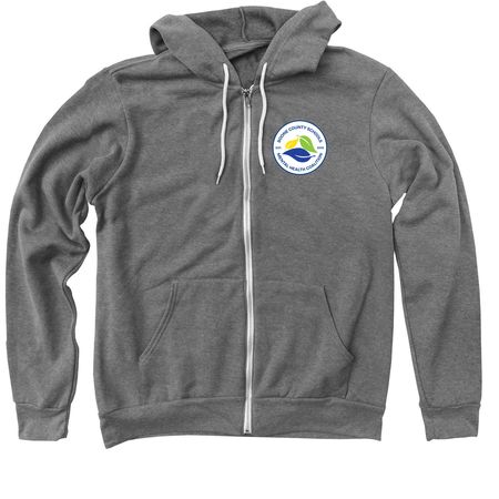 Cold Weather Items, a Deep Heather Zip Up Hoodie