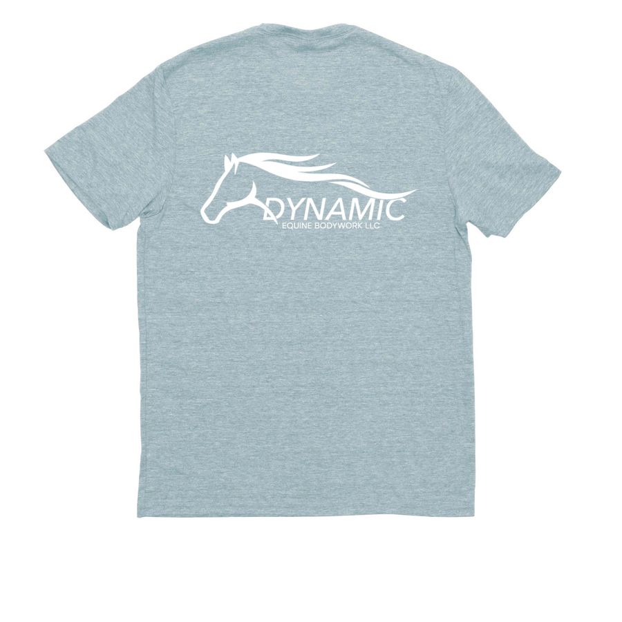 Mane In Heaven Miniature Therapy Horses NFP&nbsp;, a I Like You Blue Allmade Eco Triblend Unisex Tee (back-view)