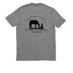 FCVA Merch!, a Aluminum Grey Allmade Eco Triblend Unisex Tee (back-view)