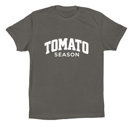 Tomato Season, a Asphalt Premium Cotton Tee