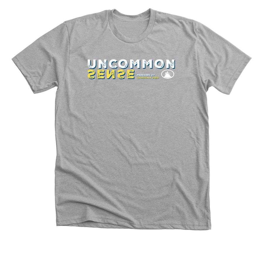Teen Reach ? CrossTalk, a Athletic Heather Premium Unisex Tee