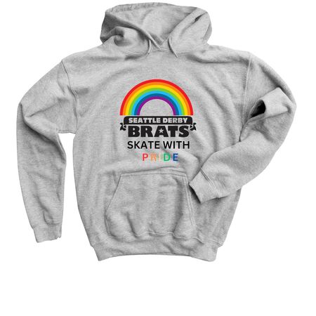 Seattle Derby Brats Pride, a Sport Grey Youth Pullover Hoodie