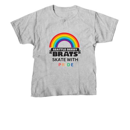 Seattle Derby Brats Pride, a Sport Grey Youth Unisex Tee