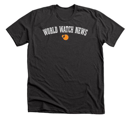 WORLD Watch University Top, a Dark Grey Heather Premium Unisex Tee