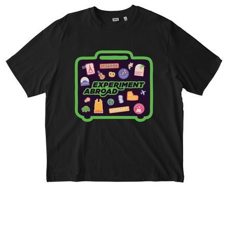 The Experiment 2026 Experimenter Tee, a Black Stanley/Stella Unisex Freestyler Heavyweight Tee
