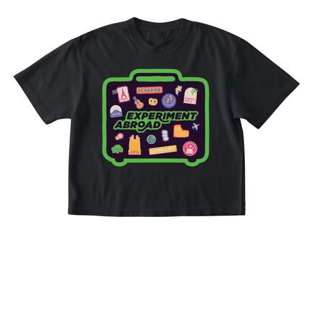 The Experiment 2026 Experimenter Tee, a Black Comfort Colors Boxy Tee