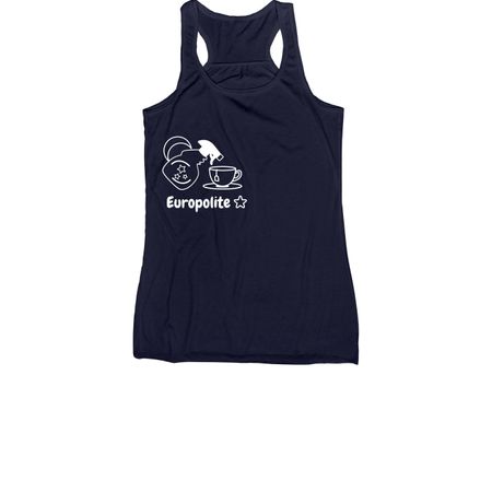In Our Freedom Area, a Navy Women's Racerback