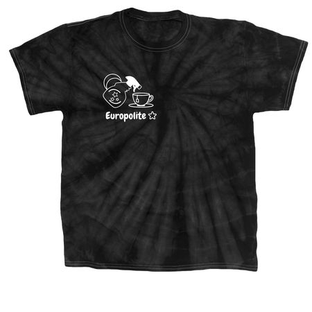 In Our Freedom Area, a Black Classic Tie Dye Tee