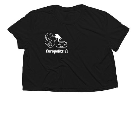 In Our Freedom Area, a Black Women?s Flowy Cropped Tee