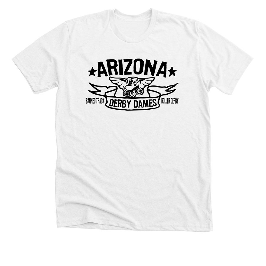 AZDD Black, a Solid White Blend Premium Unisex Tee