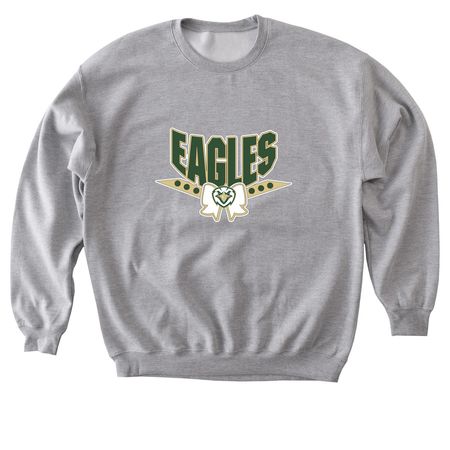 Eagles Design&nbsp;, a Sport Grey Softstyle Crewneck Sweatshirt