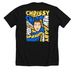 Summer of Chaos, a Solid Black Blend Premium Unisex Tee (back-view)