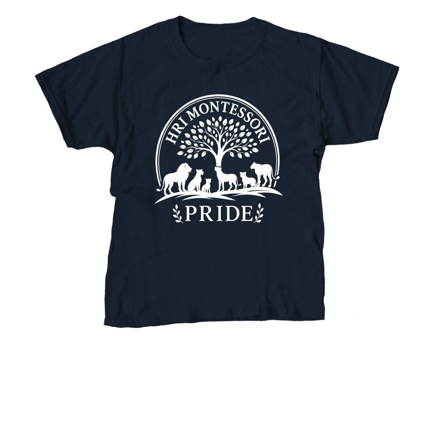 Pride Logo- Youth Shirts, a Navy Youth Unisex Tee