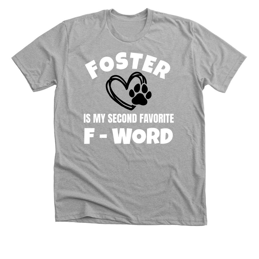 F - Word, a Athletic Heather Premium Unisex Tee